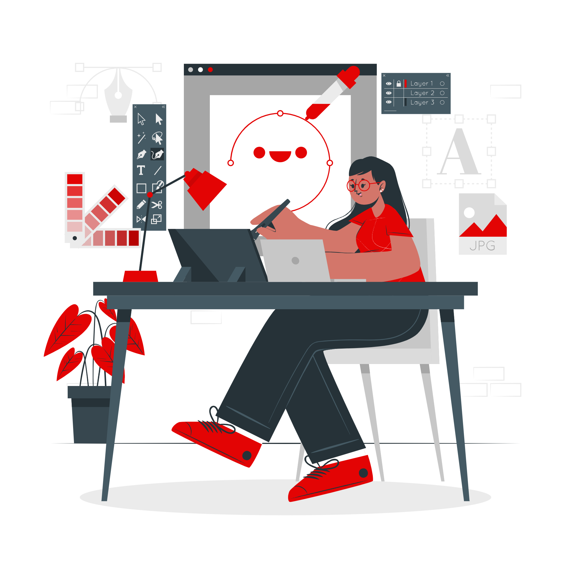 Graphics designing